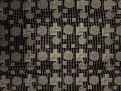 Black Geometric Cotton Cambric Fabric