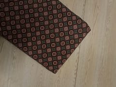 Brown & Red Floral Cotton Cambric Fabric