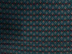 Dark Rama Green Floral Cotton Cambric Fabric