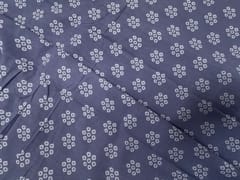 Lilac Floral Cotton Cambric Fabric