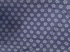 Lilac Floral Cotton Cambric Fabric