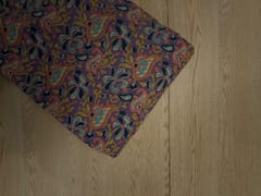 Lilac Floral Cotton Cambric Fabric