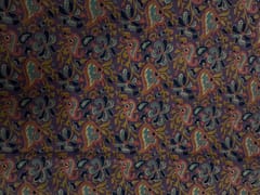 Lilac Floral Cotton Cambric Fabric