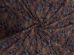 Lilac Floral Cotton Cambric Fabric