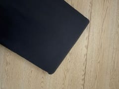 Grey Plain Dyed Cotton Flex Fabric
