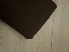 Dark Brown Plain Dyed Cotton Flex Fabric