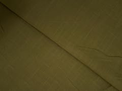 Mustard Plain Dyed Cotton Slub Fabric