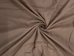 Light Brown Plain Dyed Cotton Flex Fabric