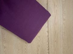 Dark Lilac Plain Dyed Cotton Slub Fabric