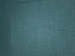 Sea Blue Plain Dyed Cotton Slub Fabric