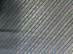 Grey Stripes Semi Brocade Fabric