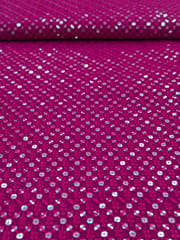 Rani Pink Georgette Fabric With Embroidery and Sequins Work