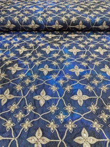Royal Blue Poly Fabric