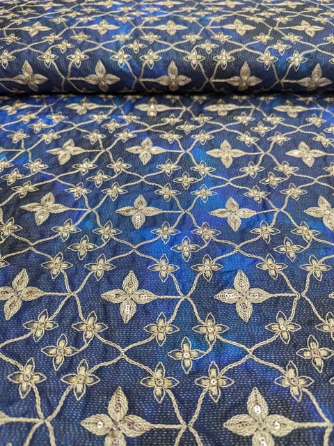 Royal Blue Poly Fabric