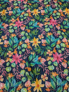 Multi Colour Digital Printed Fabric