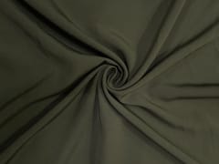 Dark Olive Plain Barbie Crepe Fabric