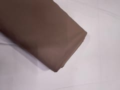 Russette Brown Plain Barbie Crepe Fabric