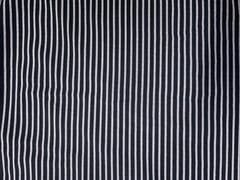 Black & White Stripes Linen Fabric
