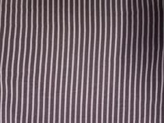 Lilac & White Stripes Linen Fabric