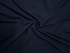 Dark Navy Blue Plain Premium Imported Korean Lachka Fabric
