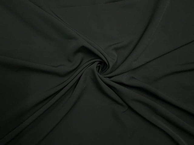 Dark Olive Plain Premium Imported Korean Lachka Fabric