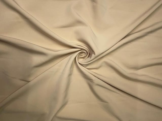 Light Fawn Plain Premium Imported Korean Lachka Fabric
