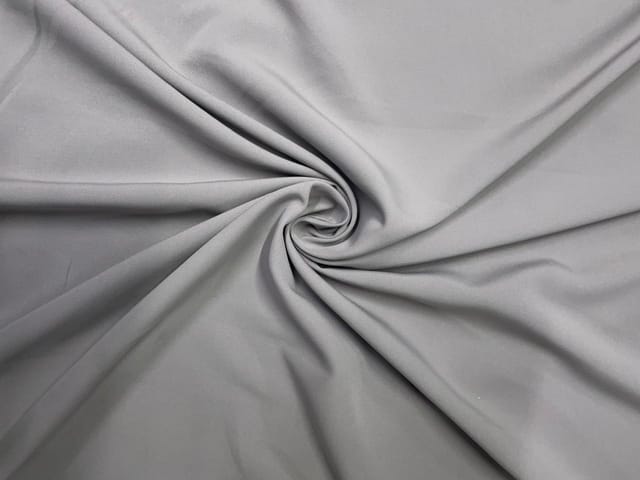 Light Grey Plain Premium Imported Korean Lachka Fabric