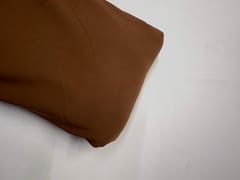 Tan Plain Premium Imported Korean Lachka Fabric