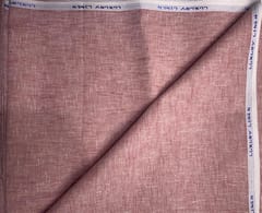 Red Plain Cotton Linen Fabric