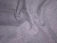 Grey Plain Cotton Linen Fabric