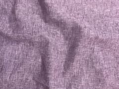 Dark Purple Plain Cotton Linen Fabric