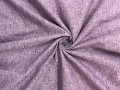 Dark Purple Plain Cotton Linen Fabric