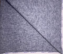 Navy Blue Plain Cotton Linen Fabric