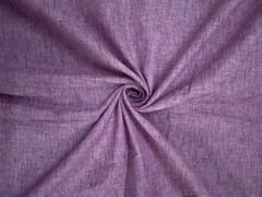 Purple Plain Cotton Linen Fabric