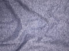Navy Blue Plain Cotton Linen Fabric