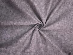Brown Plain Cotton Linen Fabric