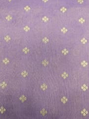 Light Purple Viscose Fabric With Jacquard Butti