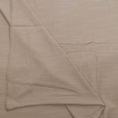 Beige Colour Rayon Slub fabric