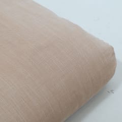 Beige Colour Rayon Slub fabric