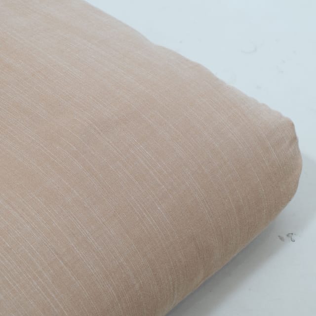 Beige Colour Rayon Slub fabric