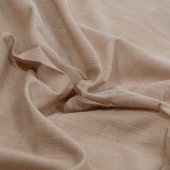 Beige Colour Rayon Slub fabric