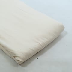 White Colour Rayon Slub fabric