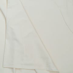 White Colour Rayon Slub fabric