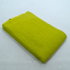 Lime Green Colour Rayon Slub fabric