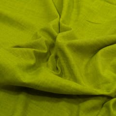 Lime Green Colour Rayon Slub fabric