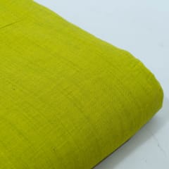 Lime Green Colour Rayon Slub fabric