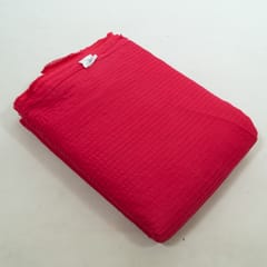Majenta Colour Cotton Pintex Fabric