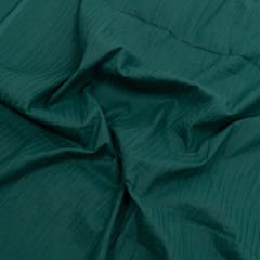 Dark Green Colour Cotton Pintex Fabric