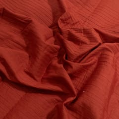 Maroon Colour Cotton Pintex Fabric