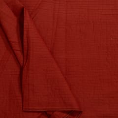 Maroon Colour Cotton Pintex Fabric